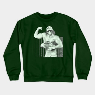 randy savage engraved Crewneck Sweatshirt